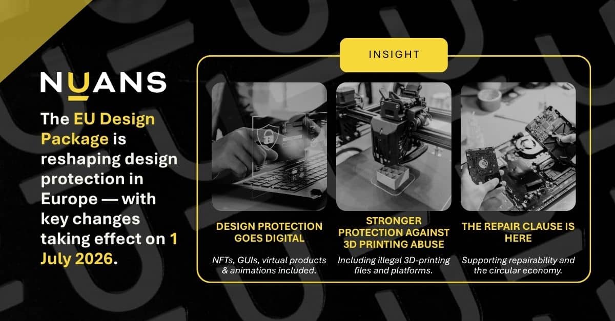 The EU Design Package is reshaping design protection in Europe — Nuans