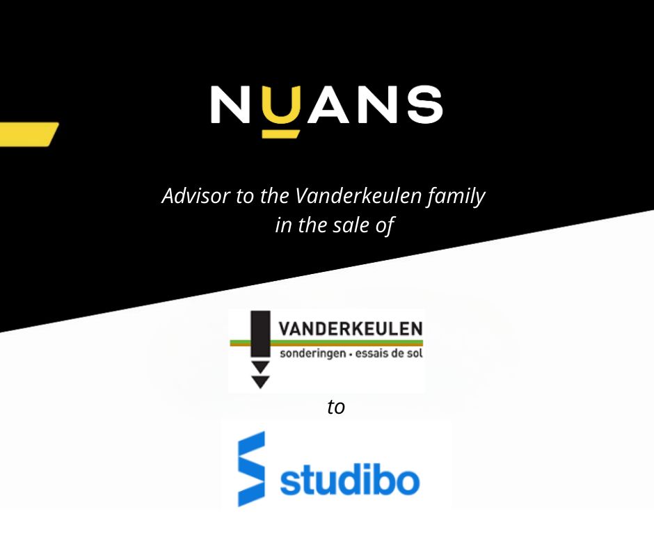 Nuans advised the Vanderkeulen family on the sale of Vanderkeulen Sonderingen to Studibo – M&A transaction announcement